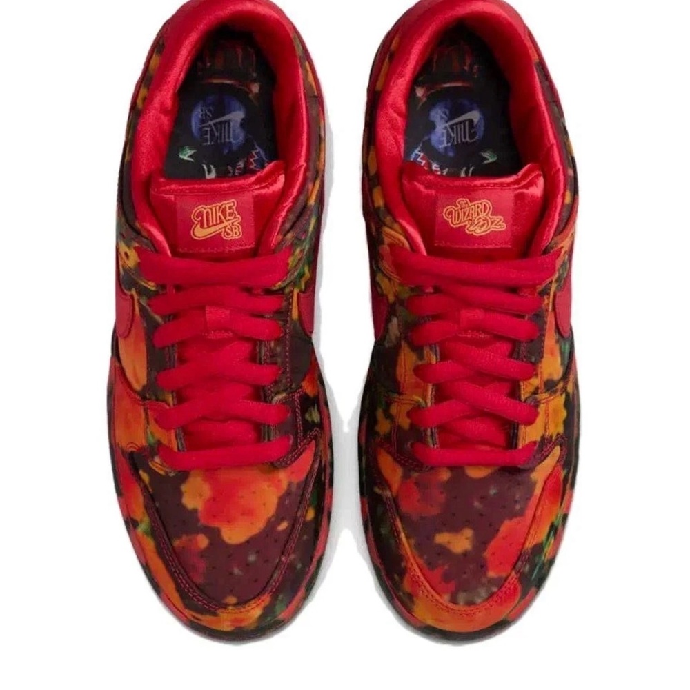 Nike Bold Red Athletic Shoes